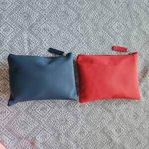 Turkish Airlines & Lacoste Amenity Kit Blue and Red Bundle - New